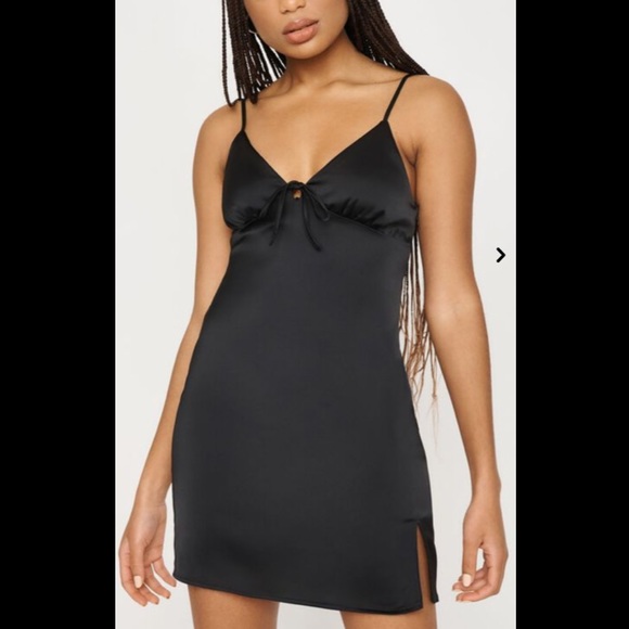 GARAGE brandy satin slip dress